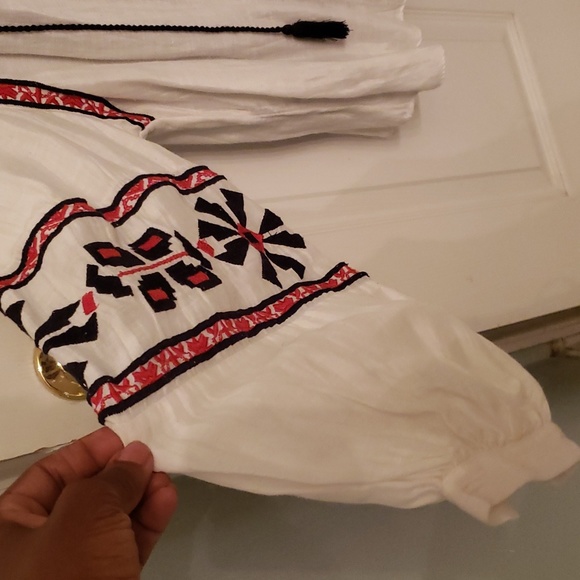 H&M White Embroidered Top - Picture 4 of 11